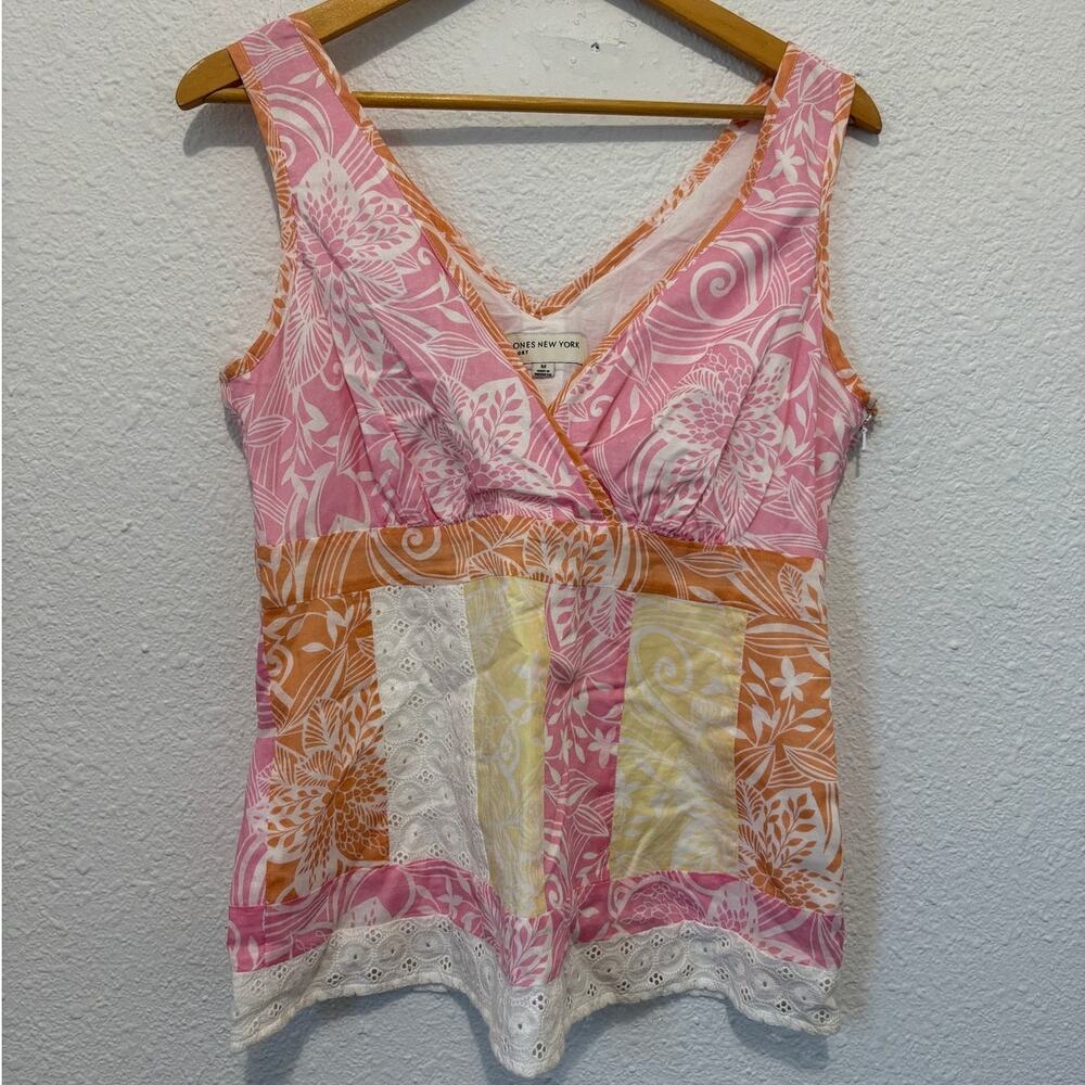 Vintage y2k babydoll top patchwork fairy boho floral cotton feminine girly